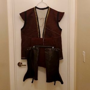 3 piece Mens Robin Hood Medieval Huntsman costume